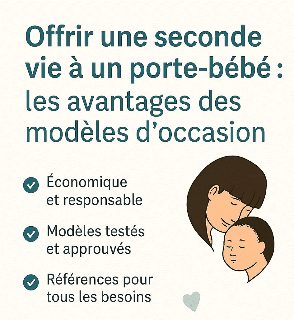 Pourquoi choisir son porte-bébé d’occasion?
