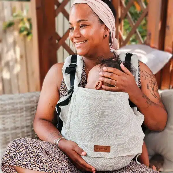 Porte-Bébé Physiologique Buckle Toddler Grenada Nature Lin - HOPPEDIZ