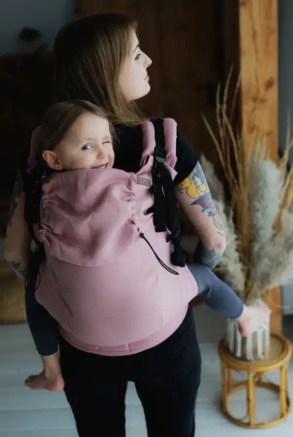 Porte-Bébé Physiologique Little frog Préscolaire en Lin  (toddler xl)